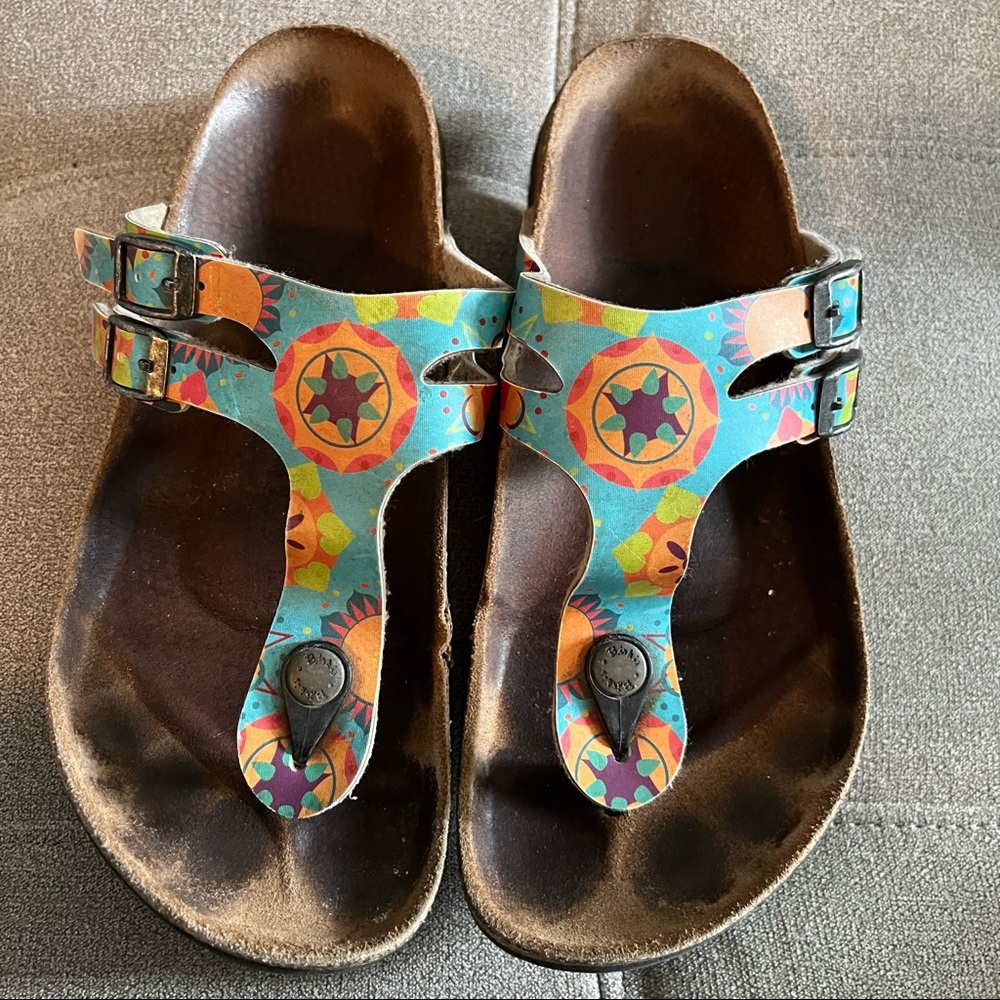 Birkenstock Multicolor Star Pattern Sandals
